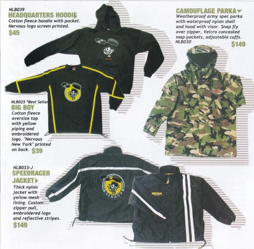 Nervous Records Label Gear 1999