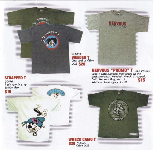 Nervous Records Label Gear 1999