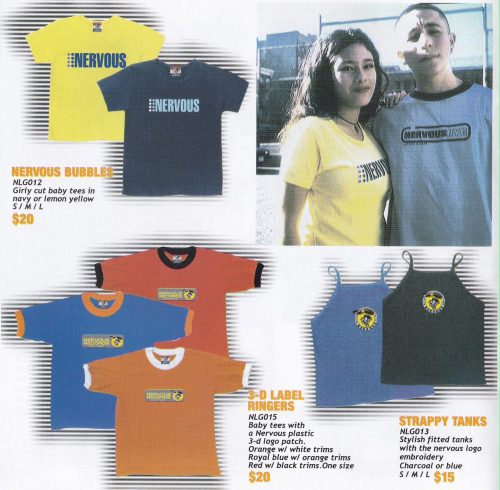 Nervous Records Label Gear 1999