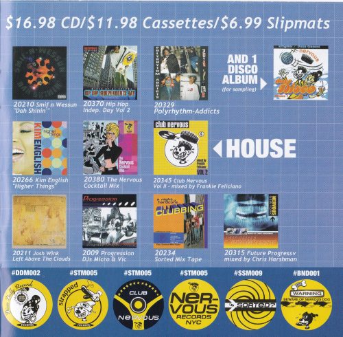 Nervous Records Label Gear 1999